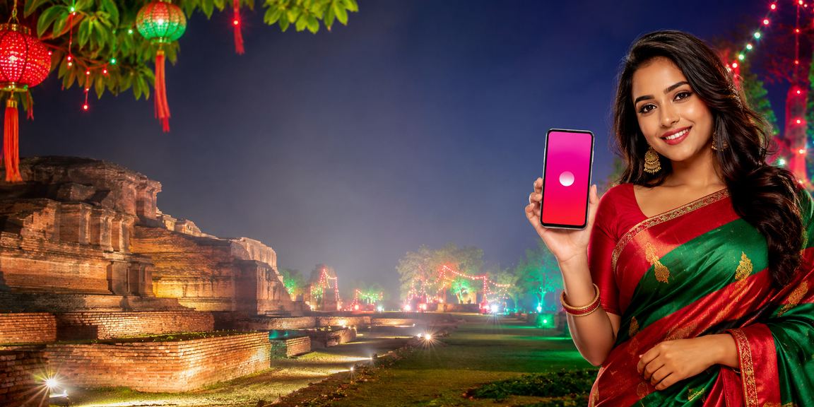 বগুড়ায় মোবাইল পেমেন্ট লাল-সবুজ রঙে